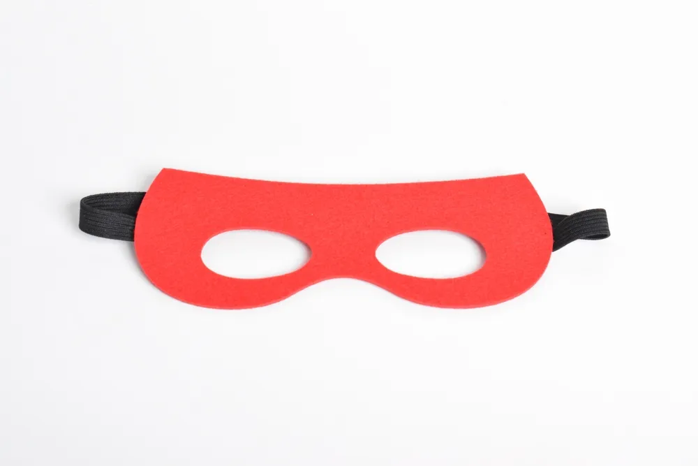 red mask